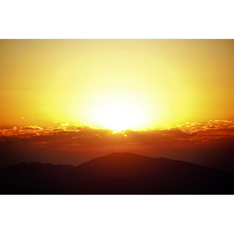 Modern Style Sky Mural Wallpaper Mildew Resistant for Home Decor