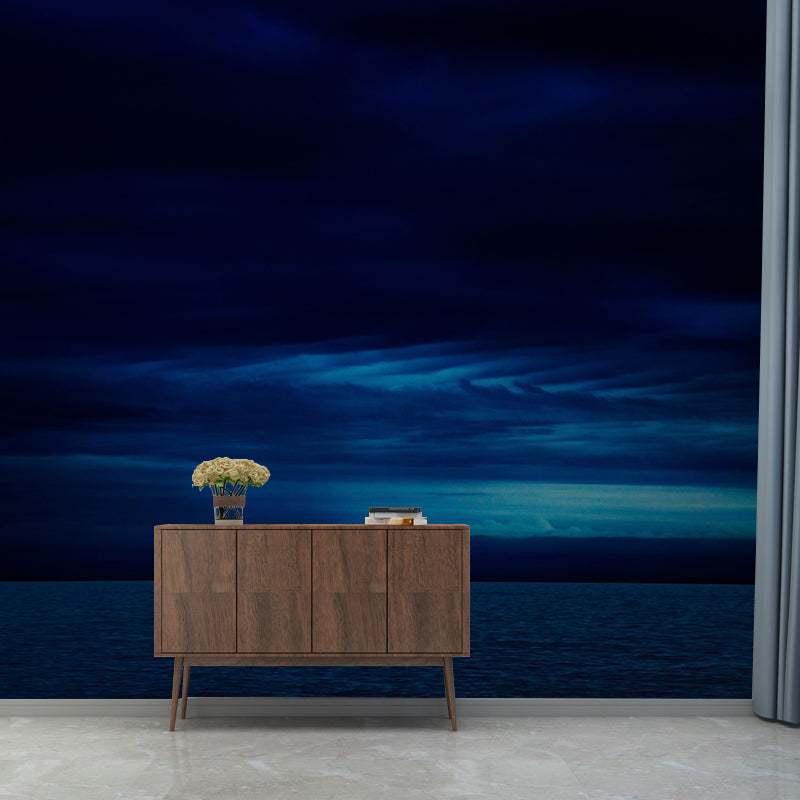 Sky View Mural Wallpaper Modern Style Mildew Resistant for Living Room