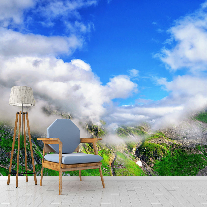 Sky Wall Mural Wallpaper Modern Style Mildew Resistant for Dining Room