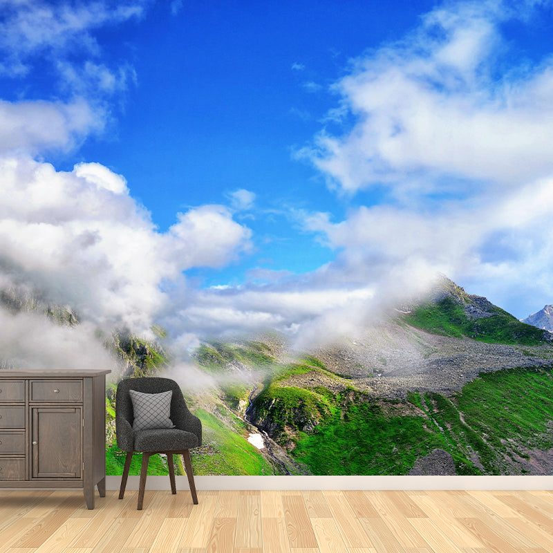 Sky Wall Mural Wallpaper Modern Style Mildew Resistant for Dining Room