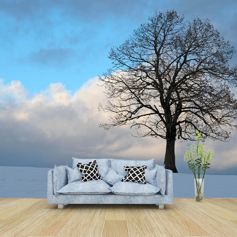 Sky View Wall Mural Wallpaper Modern Style Mildew Resistant for Living Room