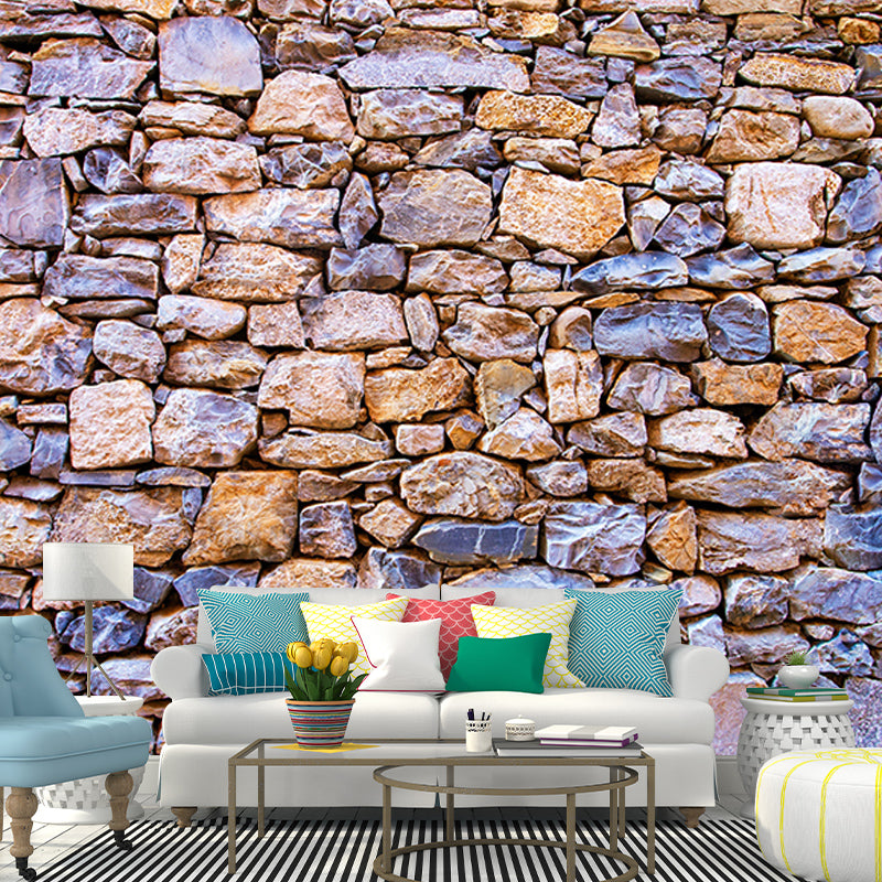 Customized Photography Brick Wall Mural Eco-friendly Wallpaper for Home Decor