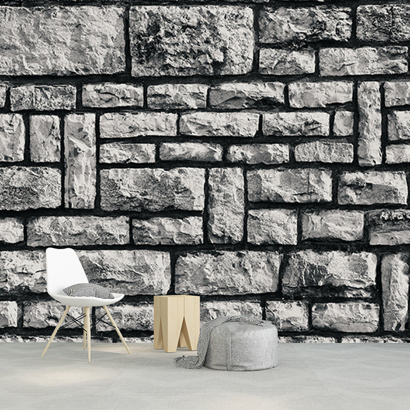 Customized Photography Brick Wall Mural Eco-friendly Wallpaper for Home Decor