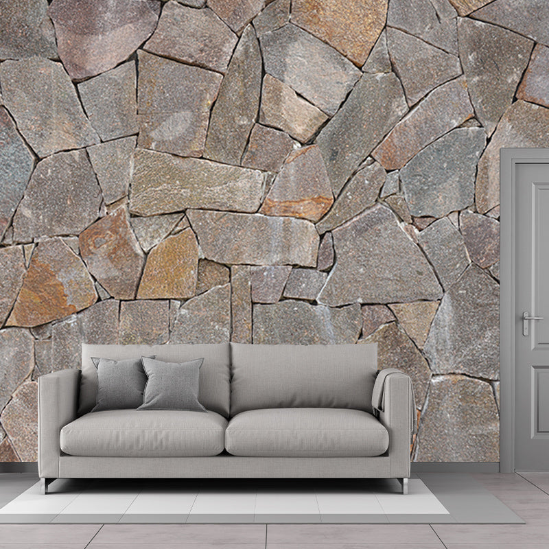 Horizontal Photography Brick Wall Mural Eco-friendly Wallpaper for Home Decor