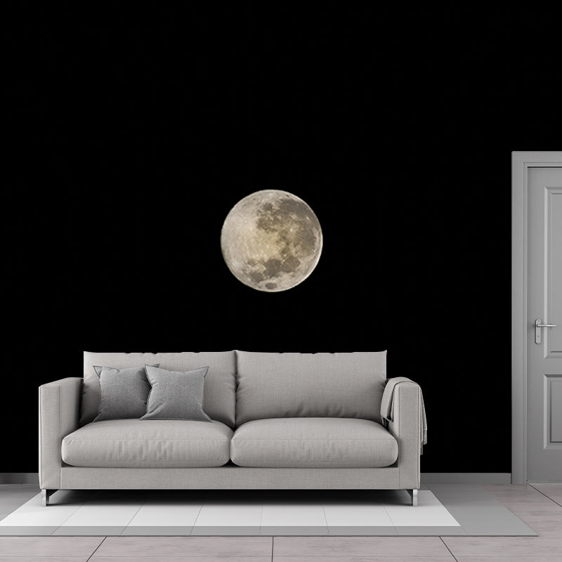 Eco-friendly Horizontal Illustration Universe Mural Wallpaper for Living Room