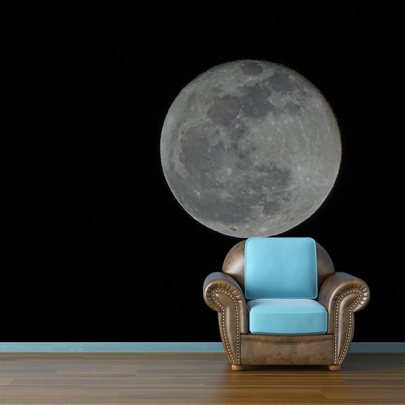 Eco-friendly Horizontal Illustration Universe Mural Wallpaper for Living Room