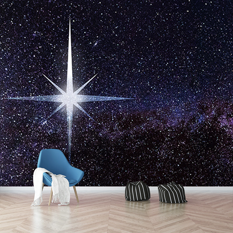 Customized Illustration Universe Mural Eco-friendly Wallpaper for Bedroom