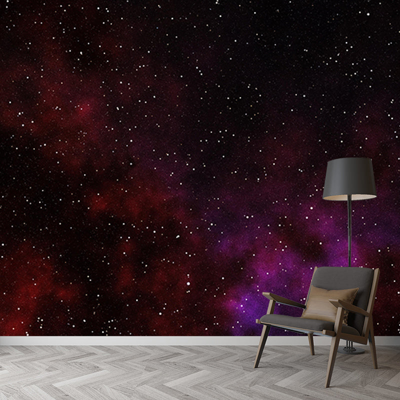 Customized Horizontal Illustration Universe Mural Eco-friendly Wallpaper for Wall Decor