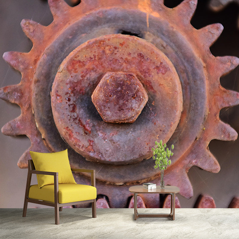 Customized Photography Style Metal Mural Eco-friendly Wallpaper for Garage