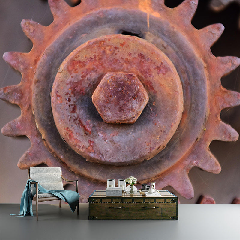 Customized Photography Style Metal Mural Eco-friendly Wallpaper for Garage