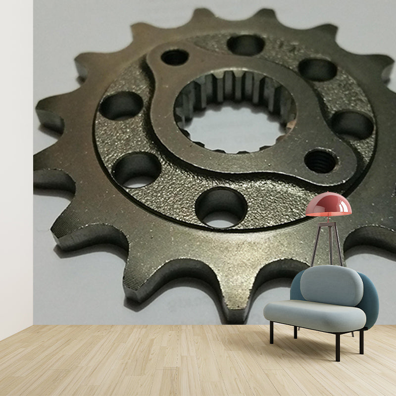 Customized Photography Style Metal Mural Eco-friendly Wallpaper for Garage