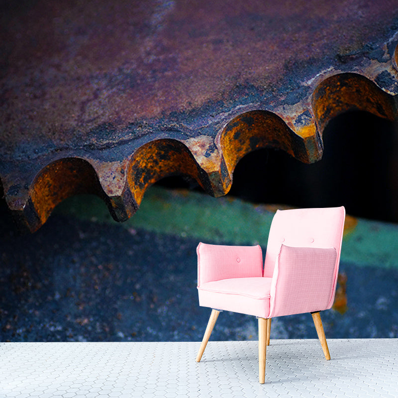 Customized Photography Style Metal Mural Eco-friendly Wallpaper for Garage