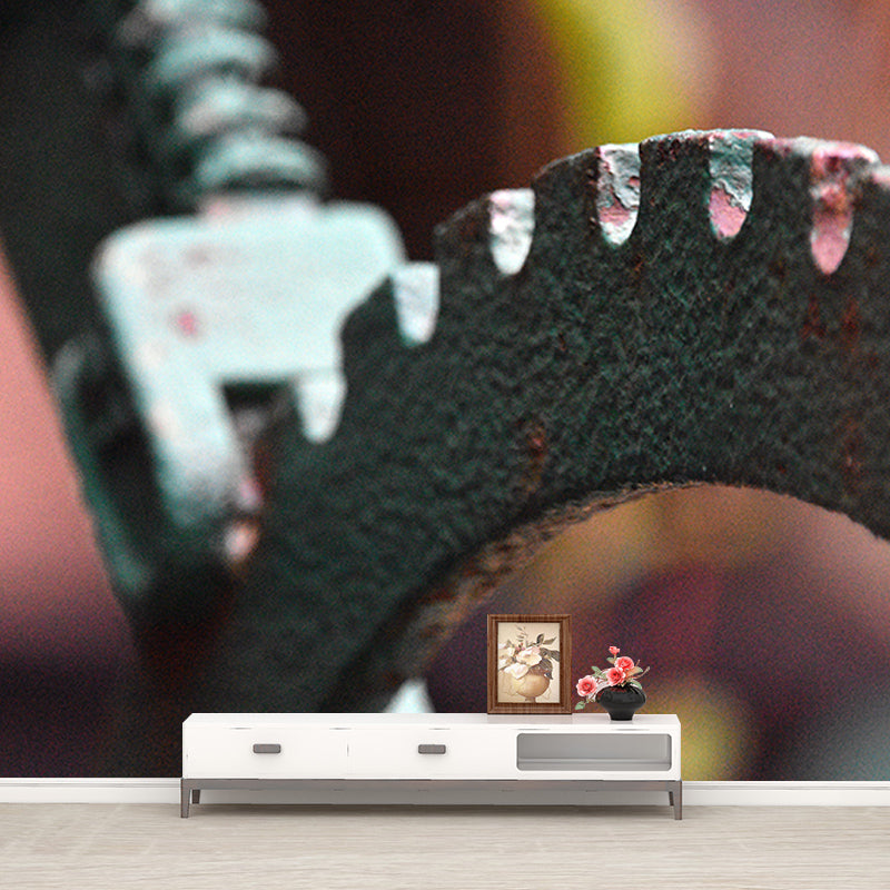 Customized Photography Style Metal Mural Eco-friendly Wallpaper for Garage