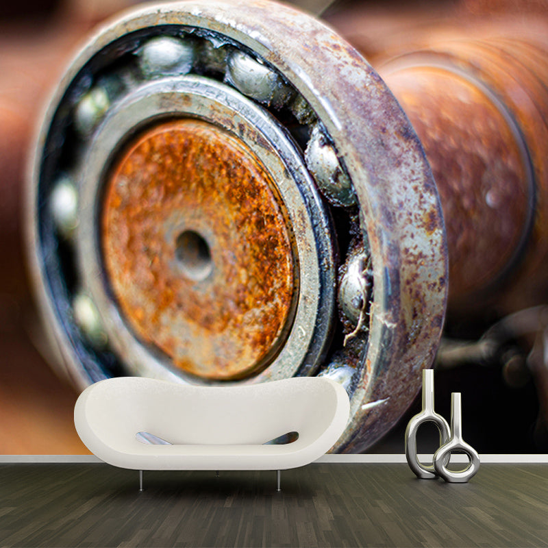 Customized Horizontal Photography Metal Mural Eco-friendly Wallpaper for Garage