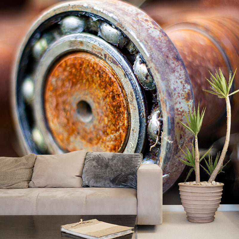 Customized Horizontal Photography Metal Mural Eco-friendly Wallpaper for Garage