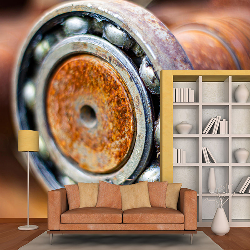 Customized Horizontal Photography Metal Mural Eco-friendly Wallpaper for Garage