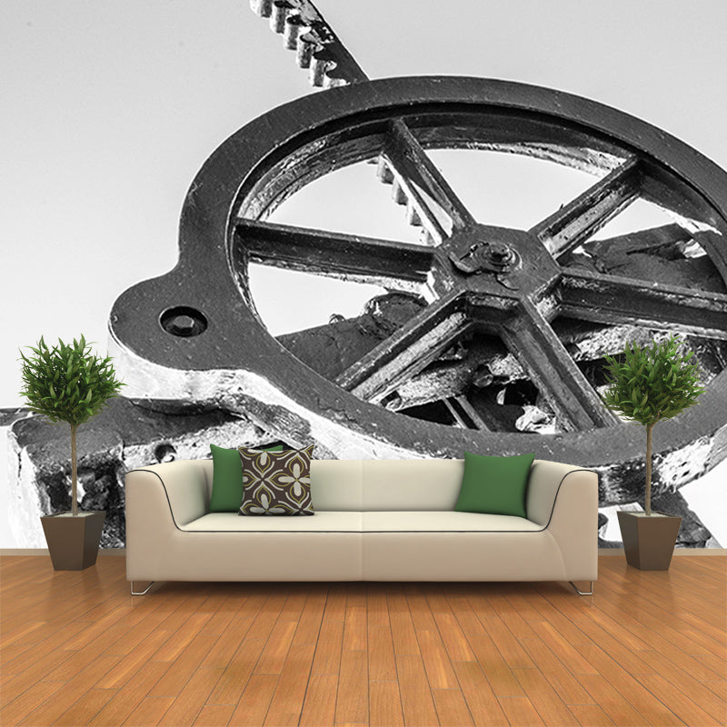 Customized Horizontal Photography Metal Mural Eco-friendly Wallpaper for Garage