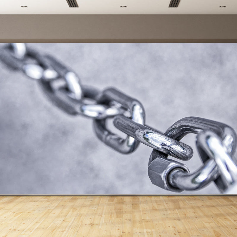 Customized Horizontal Photography Metal Mural Eco-friendly Wallpaper for Bedroom