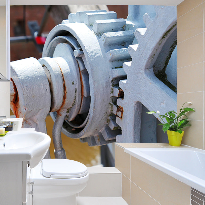 Customized Horizontal Photography Metal Mural Eco-friendly Wallpaper for Bedroom