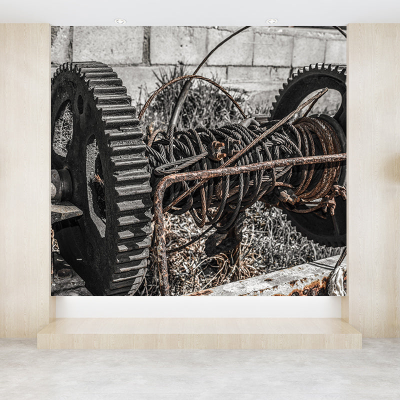 Customized Horizontal Photography Metal Mural Eco-friendly Wallpaper for Bedroom