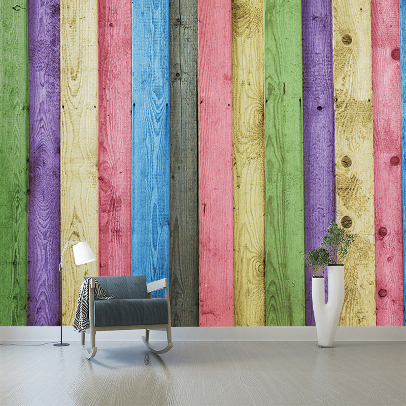 Customized Photography Wood Grain Mural Eco-friendly Wallpaper for Room