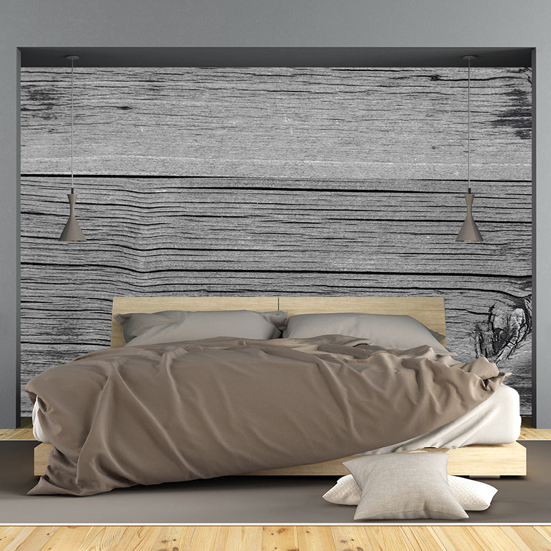 Customized Photography Wood Grain Mural Eco-friendly Wallpaper for Home Decor