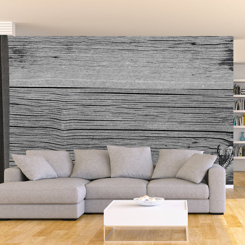 Customized Photography Wood Grain Mural Eco-friendly Wallpaper for Home Decor