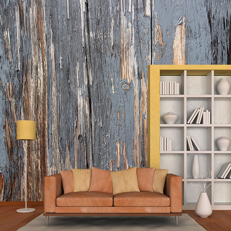 Horizontal Photography Wood Grain Mural Eco-friendly Wallpaper for Home Decor