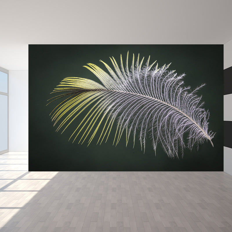 Customized Photography Feather Mural Eco-friendly Wallpaper for Home Decor