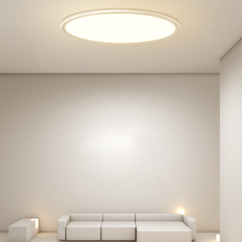 Round Metal LED Ceiling Light Modern Style Flush Mount Lamp for Dinning Room