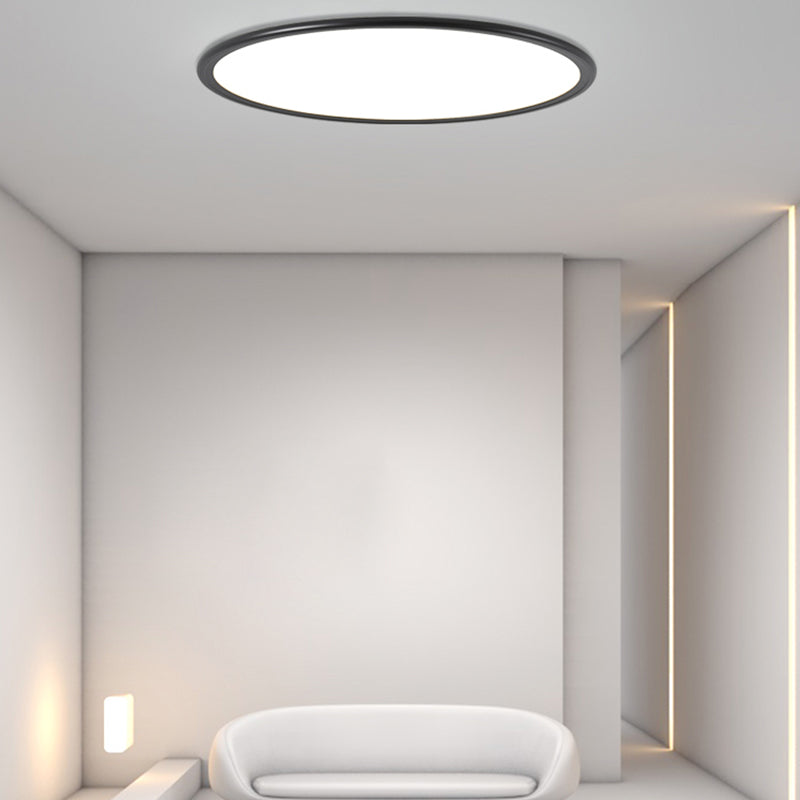 Round Metal LED Ceiling Light Modern Style Flush Mount Lamp for Dinning Room