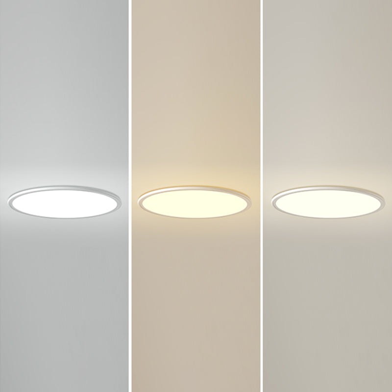 Round Metal LED Ceiling Light Modern Style Flush Mount Lamp for Dinning Room