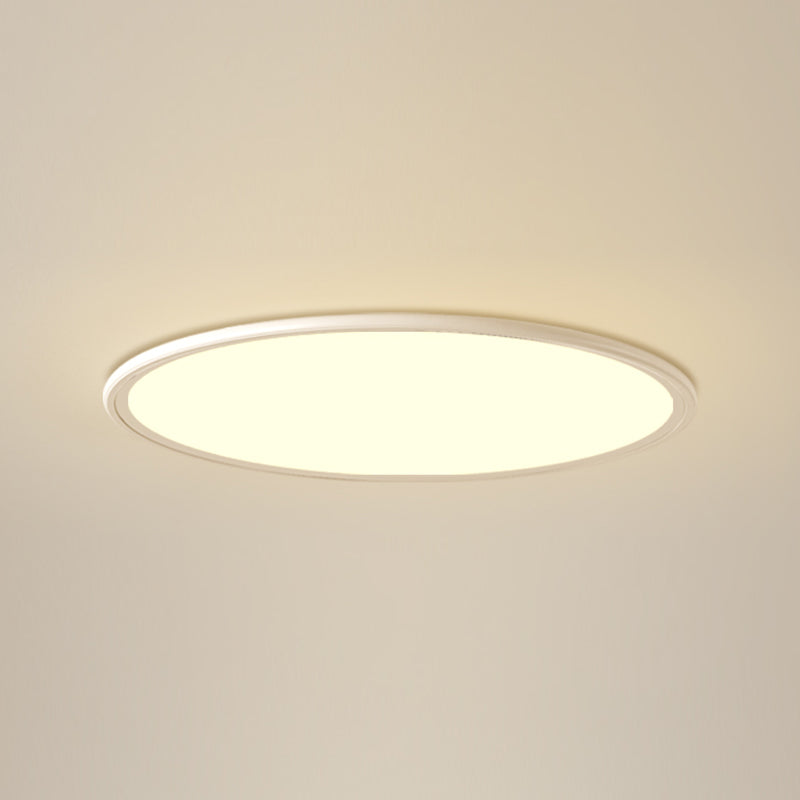 Round Metal LED Ceiling Light Modern Style Flush Mount Lamp for Dinning Room