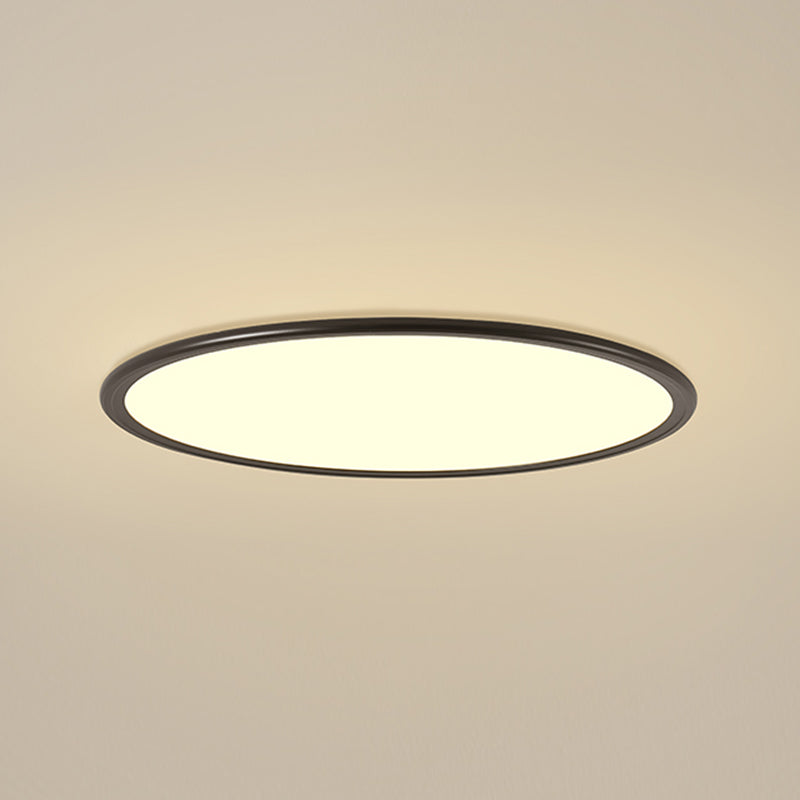 Round Metal LED Ceiling Light Modern Style Flush Mount Lamp for Dinning Room
