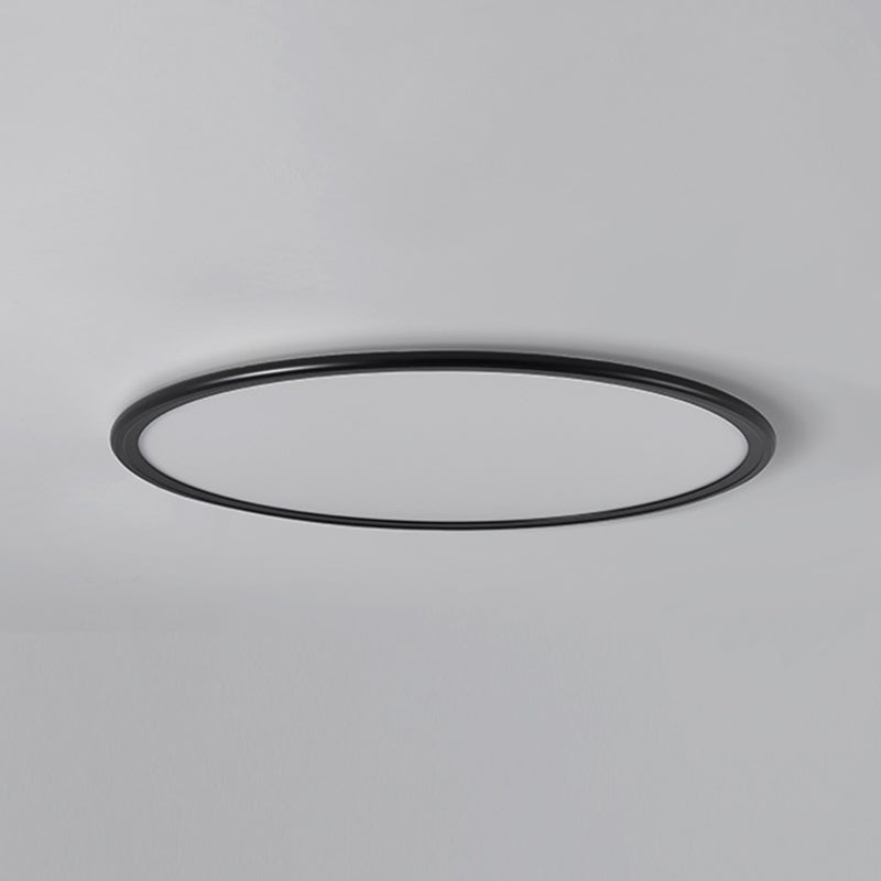 Round Metal LED Ceiling Light Modern Style Flush Mount Lamp for Dinning Room