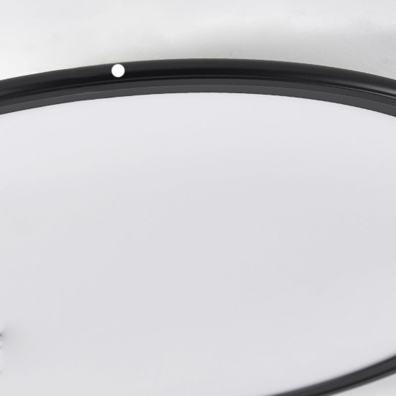 Round Metal LED Ceiling Light Modern Style Flush Mount Lamp for Dinning Room