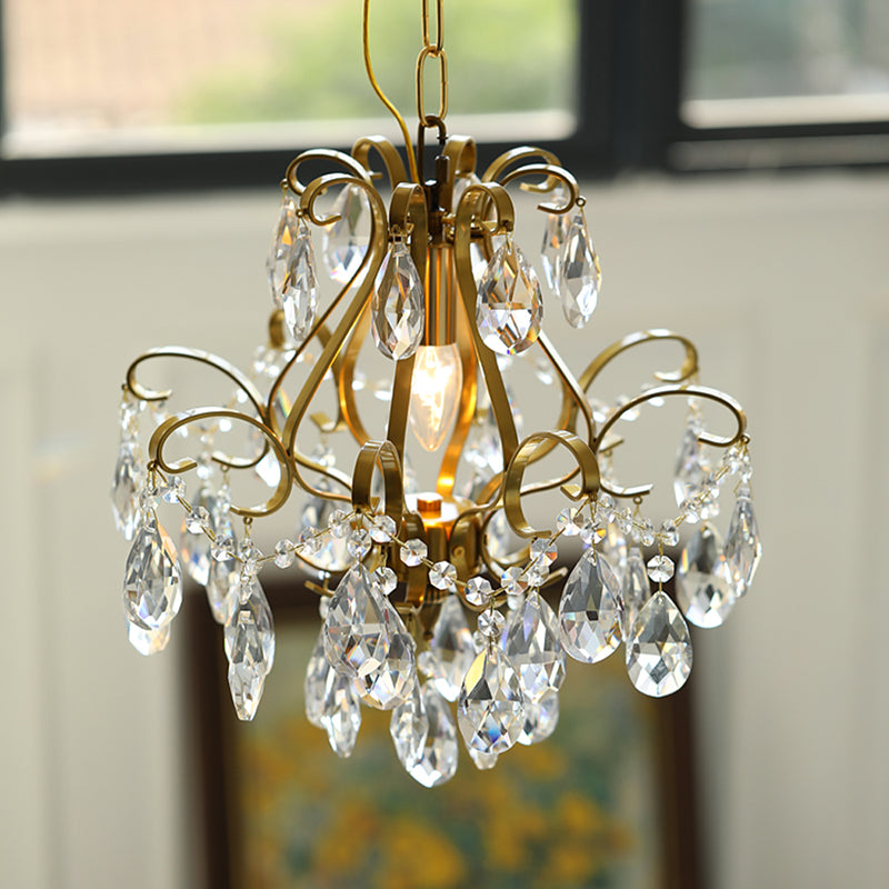 Lámparas colgantes de suspensión de múltiples lámparas de lámpara de lámpara de estilo americano para sala de estar para sala de estar