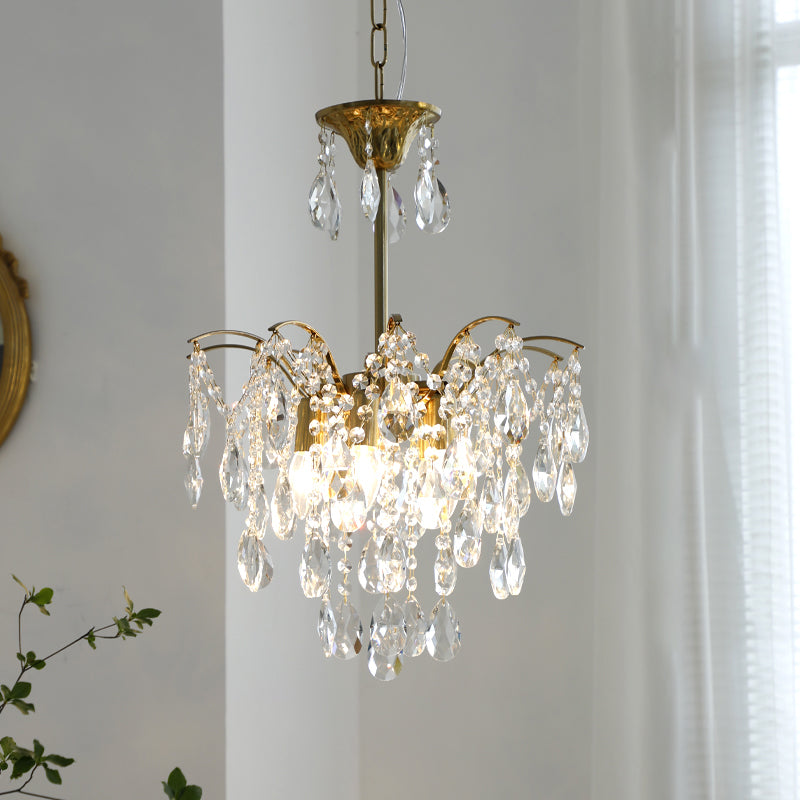 Traditional Chandelier Light Fixtures Multi-Head Suspension Pendant Lamps for Living Room