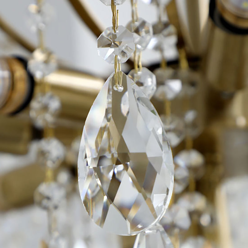 Traditional Chandelier Light Fixtures Multi-Head Suspension Pendant Lamps for Living Room