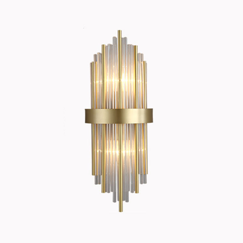 Modern Household Wall Sconce Crystal Shade Wall Lamp for Drawing Room Living Room