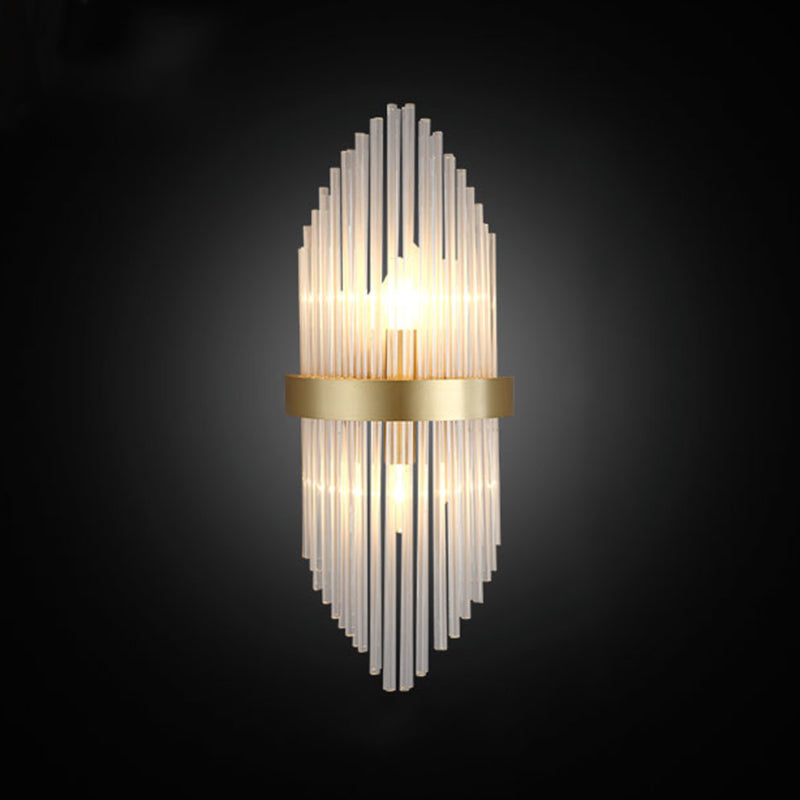 Modern Household Wall Sconce Crystal Shade Wall Lamp for Drawing Room Living Room