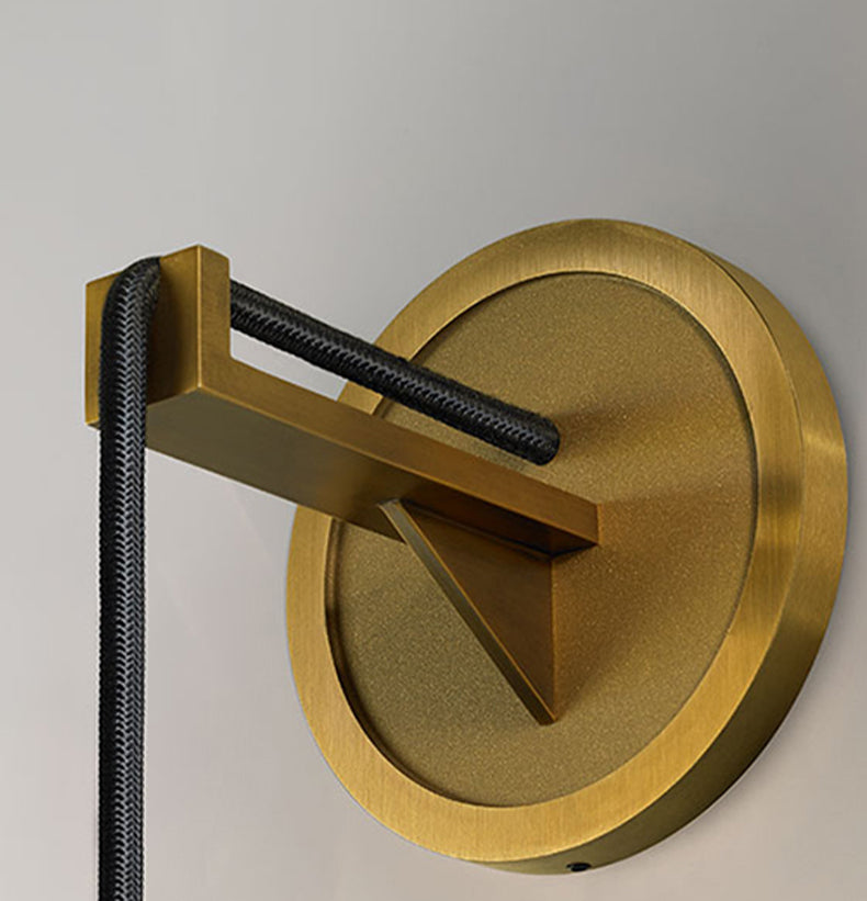 Modern Household Wall Light Crystal Shade Sconce Light for Bedroom Coffee Shop