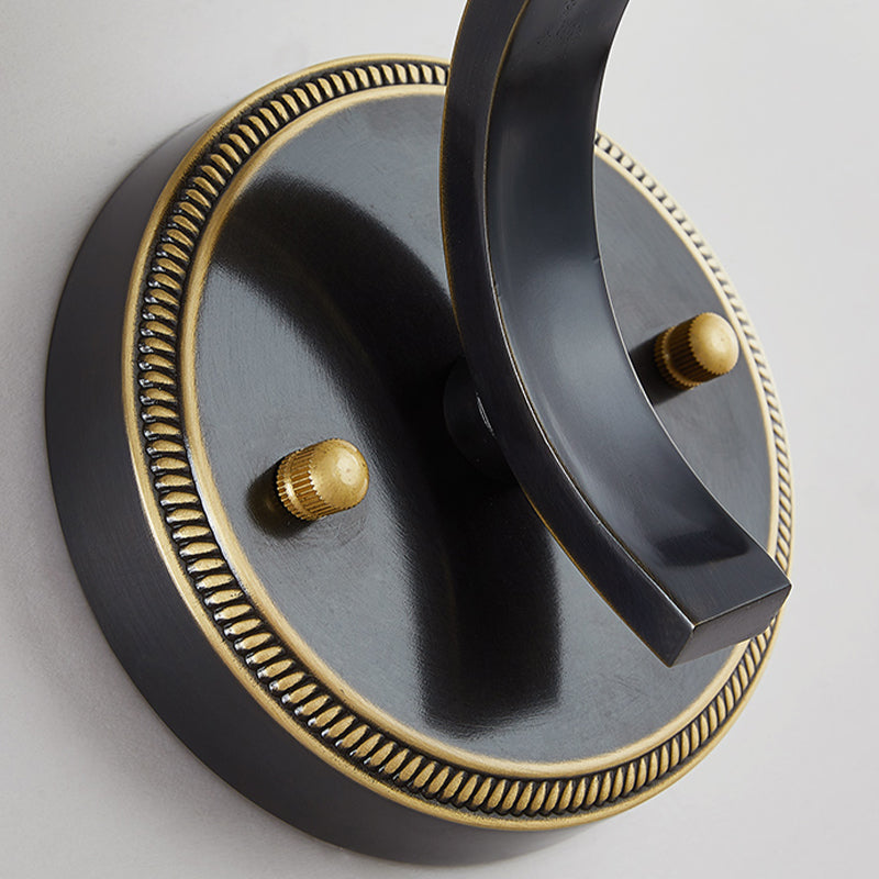 Lámpara de aplastador de sombra de cristal de pared de pared doméstica moderna para sala de estar de dormitorio