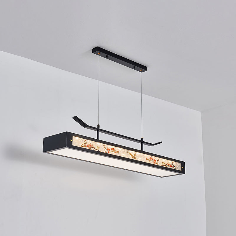 Acrylic Hanging Pendant Lights Modern Linear Hanging Lamps for Dining Room