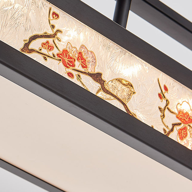 Acrylic Hanging Pendant Lights Modern Linear Hanging Lamps for Dining Room