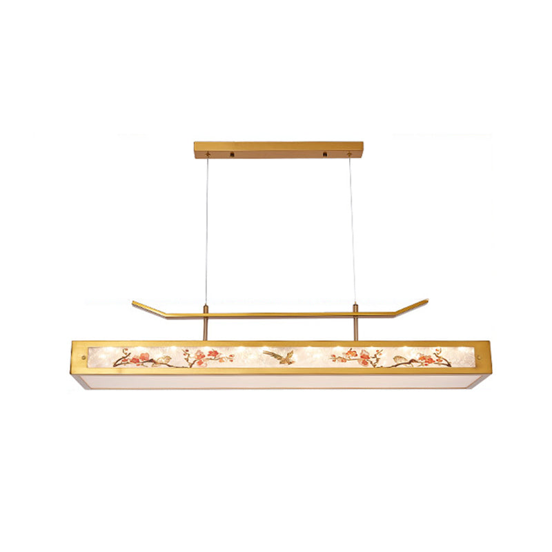 Acrylic Hanging Pendant Lights Modern Linear Hanging Lamps for Dining Room