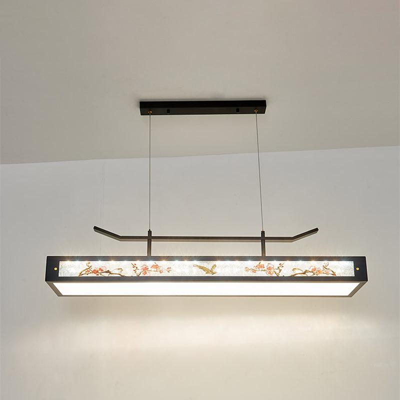 Acrylic Hanging Pendant Lights Modern Linear Hanging Lamps for Dining Room