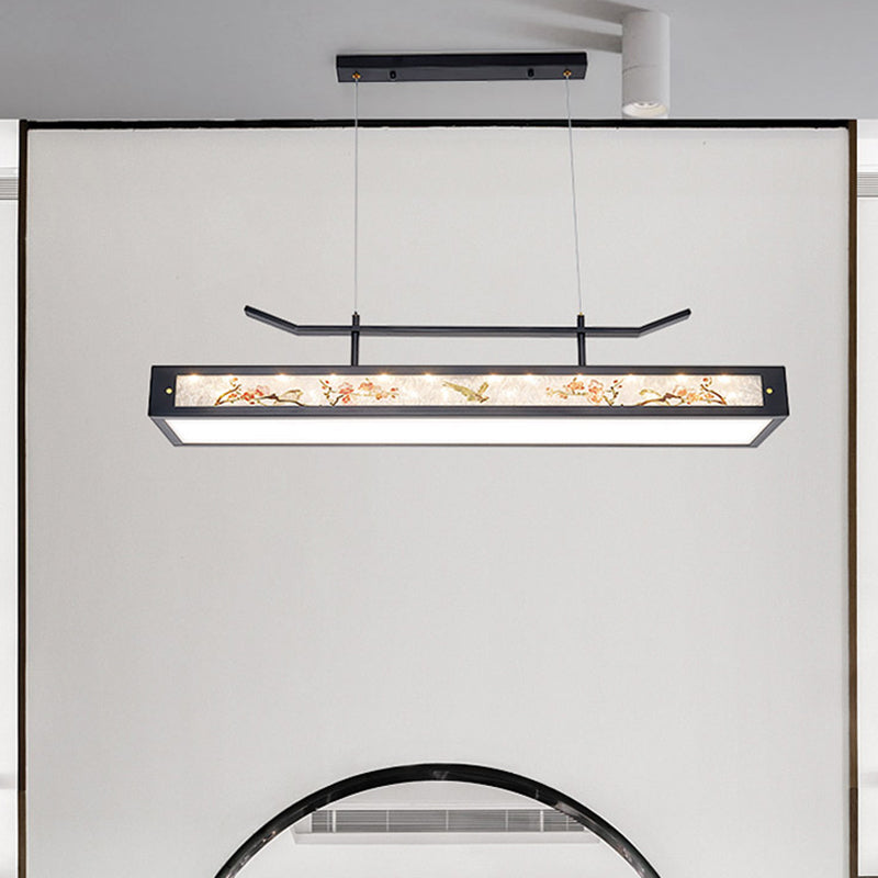 Acrylic Hanging Pendant Lights Modern Linear Hanging Lamps for Dining Room