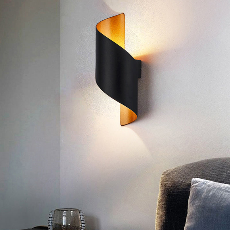 1 Light Metal Unique Shade Wall Lighting Modern Style Wall Mounted Light Fixture