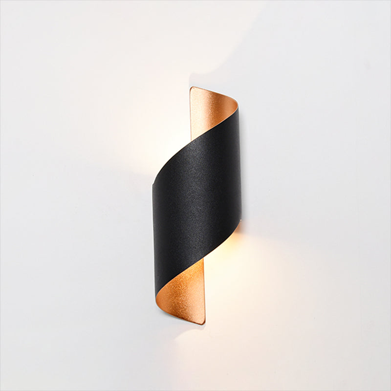 1 Light Metal Unique Shade Wall Lighting Modern Style Wall Mounted Light Fixture